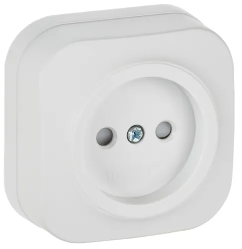 Розетка IEK Glory РСш20-2-ХБм, 10А 250В IP20, белый, ERH13-K01M-10