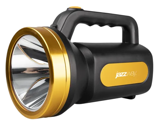 Фонарь ручной Jazzway / Джазвэй Accu7-L10W, на аккумуляторе, 10Вт 350Лм, 5030701 / светодиодный