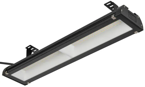 Светильник промышленный светодиодный IEK / ИЭК ДСП 7021, в корпусе из алюминия, черный, 100Вт, 10000лм, 5000К, IP65, 104х43х520мм / осветительные приборы