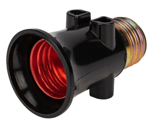 Патрон для лампы REXANT карболит черный Е27 11-8855