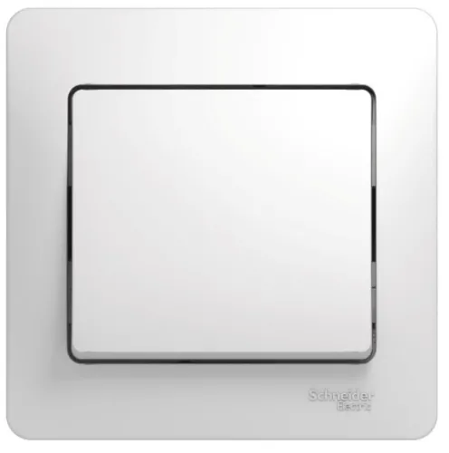 Выключатель Systeme Electric Glossa, 10АX IP20, белый, GSL000112