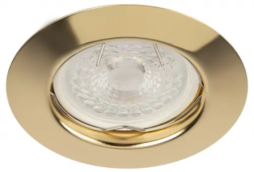 Светильник встраиваемый светодиодный точечный ЭРА ST3 GD MR16 штампованный IP20, размер 80х25мм золото, C0043802 / потолочное освещение