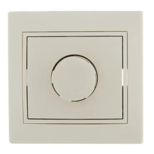 Диммер Lezard Mira, кремовый, 500Вт, 220В, IP20, арт. 701-0303-116