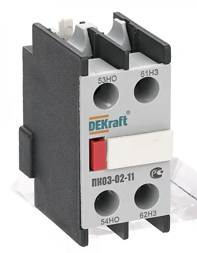 Дополнительный контакт DEKraft КМ-103, 1НО 1НЗ, 690В 10А