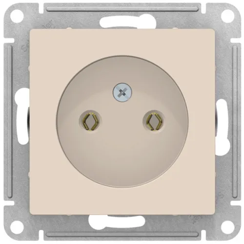 Розетка Systeme Electric AtlasDesign, 16А 250В IP20 бежевый