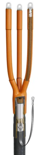 Муфта кабельная концевая КВТ 3КВТп-10-25/50(Б) нг-LS с болтовыми наконечниками, бумажная изоляция, 71см, 25/50мм2, 3 жилы / электрика