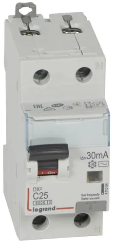 Дифференциальный автомат Legrand DX3 2P 30мА 25А 411004