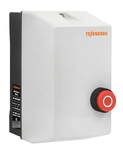 Пускатель кнопочный Техэнерго ПМЛ 1210-12, 230В 12А, серый