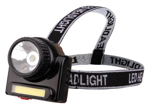 Фонарь налобный светодиодный REXANT / Рексант поворотный, зарядка от сети, 150Лм IP44 7ч, 75-719 / на голову