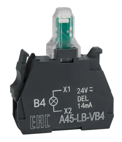 Световой блок КЭАЗ OptiSignal D22 A45-LB-VB4 для устройств управления и сигнализации, красный 24VACDC ZBVB4 / электрика