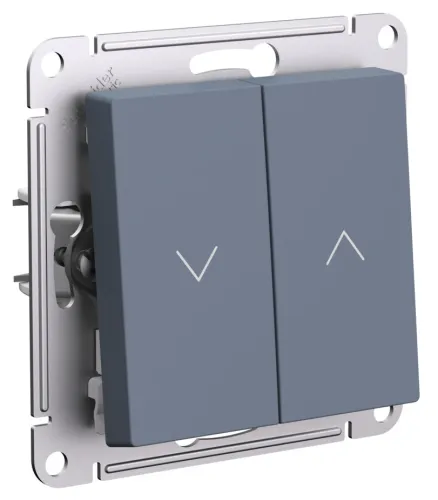 Выключатель для жалюзи Systeme Electric AtlasDesign, 250В, 10А