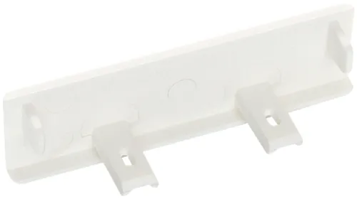 Заглушка SPL торцевая, пластиковая, белая, 60x16мм, 060002S