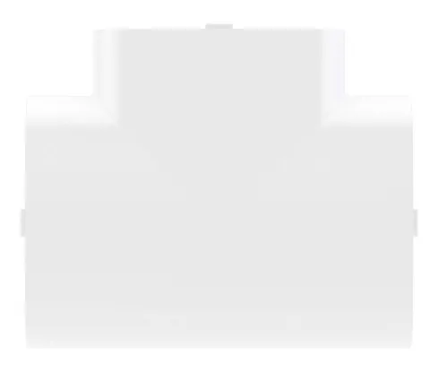 Тройник DKC пластиковый белый 90х50мм, 09506