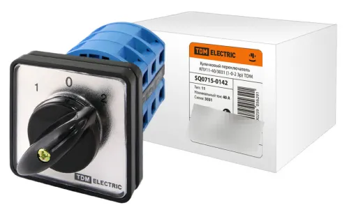 Переключатель кулачковый TDM Electric КПУ11-40/3031 3 позиции