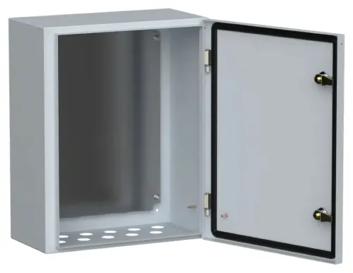 Щит распределительный IEK / ИЭК ЩМП-2-0 пустой, стальной серый, У2 IP54, размером 500х400х220мм, YKM40-02-54 / электрика