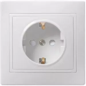 Розетка IEK Кварта ERK11-K01-16-DM 16А белая