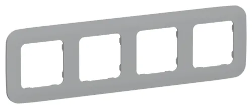 Рамка электроустановочная IEK Flite РУ-4-А-ФлС FI-M42-31-20-K03
