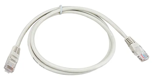 Патч-корд REXANT / Рексант для подключения активного и пассивного сетевого оборудования, алюминий серый, 2м, U/UTP RJ45, PVC, 5е / коммутационный шнур