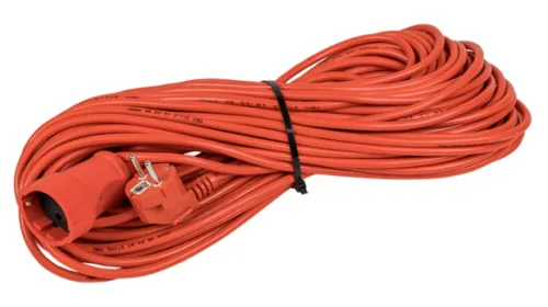 Удлинитель шнур силовой EKF / ЕКФ PROxima Зевс 2.0 с заземлением, провод ПВС 3х1 оранжевый, 1 штепсельное гнездо, 16А 3.5кВт, 30м, USB02-16-310-1-30 / электрика