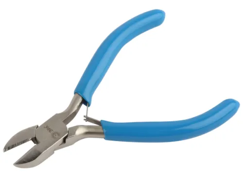 Бокорезы ЭРА мини прямые с обливными рукоятками, синий, длиной 110мм / кусачки