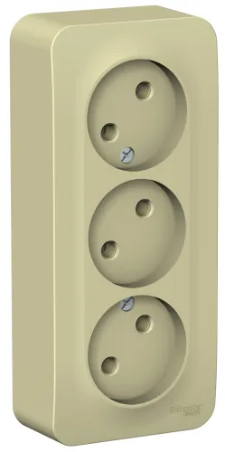 Розетка силовая Systeme Electric BLANCA BLNRA000317, 16А 250В, бежевый