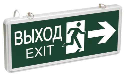 Светильник аварийный светодиодный IEK / ИЭК ССА1003, в алюминиевом корпусе, серый, 363х152х23мм, 3Вт 40Лм IP20 230В / освещение