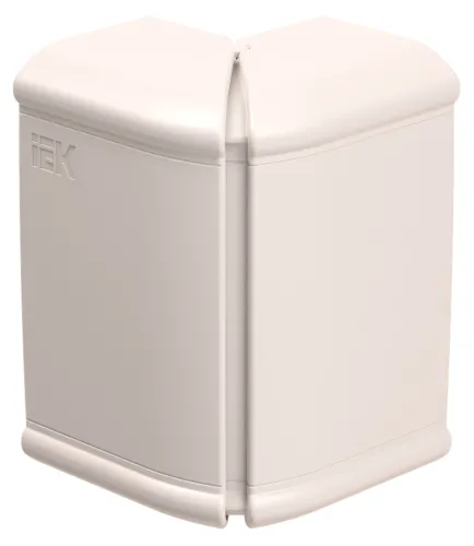 Угол IEK Primer внешний изменяемый пластиковый белый 80х40мм