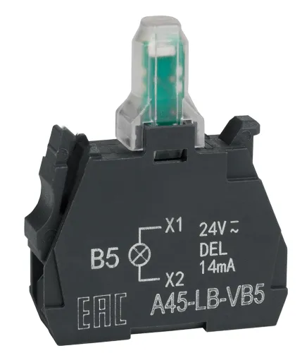Световой блок КЭАЗ OptiSignal D22 A45-LB-VB5 красный 24VACDC