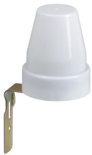 Фотореле IEK / ИЭК ФР 601 для уличного освещения, в пластиковом корпусе, серый, 146×78×77мм, 230В, 2200Вт, 10А, IP44 / электрика