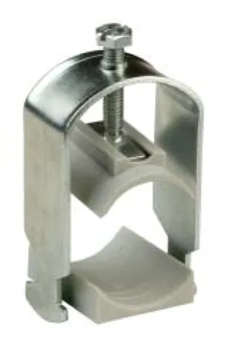 Зажим для кабеля DKC / ДКС для С-профиля, из прочной оцинкованной стали, диаметр проводника 12-18мм, 1шт. / электрика