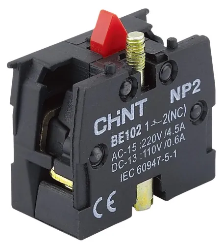 Дополнительный контакт CHINT NP2-BE102 1НЗ, 220В, 4.5А