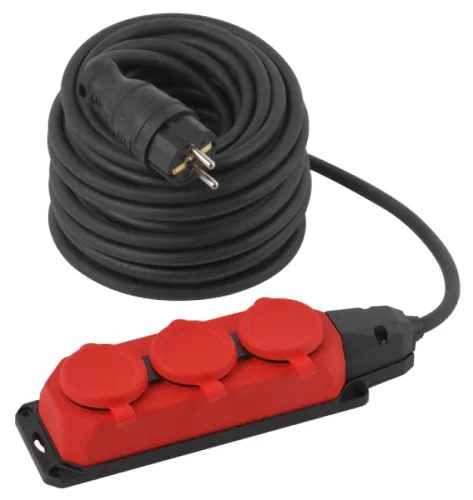 Удлинитель ЭРА UK-3e-3x1.5-30m-IP44, 3 розетки, Б0057582