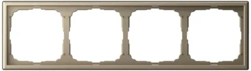 Рамка Systeme Electric ArtGallery GAL000504, шампань, 4 поста
