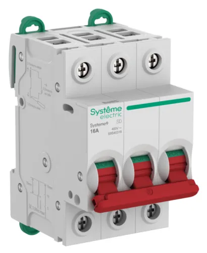 Выключатель нагрузки Systeme Electric Systeme9, 3P 16A S9S40316