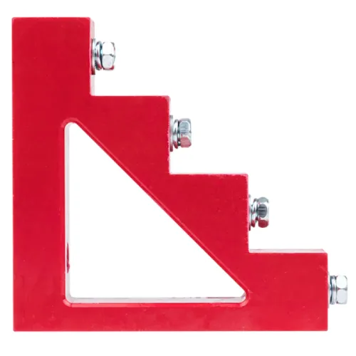 Изолятор шинный EKF PROxima Лесенка 4 полюса красный