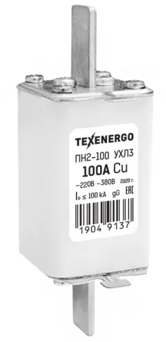 Плавкая вставка Техэнерго ПН2 100А 230/400В te00308499