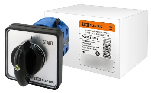 Переключатель кулачковый TDM Electric КПУ11-10/15, 10А, 400В
