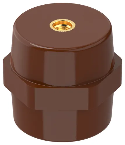 Изолятор IEK / ИЭК SM50 опорный, из полиамида, красный, 1 полюс, М8, YIS11-50-08-K05 / электрика