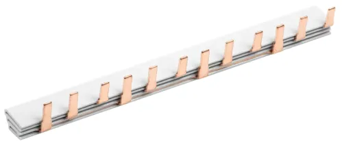 Шина соединительная IEK PIN, медь/пластик, 22см, 63А