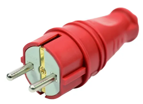 Вилка силовая Systeme Electric MultiSet 2К+З, MST4401RD, 16А, 250В