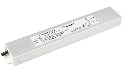 Драйвер Arlight ARPV-24060-SLIM-B 60Вт, 24В, IP67, 253х40х22мм