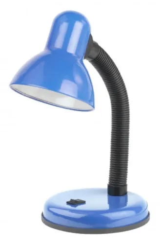 Лампа настольная ЭРА N-211 E27 220V синий Б0035056