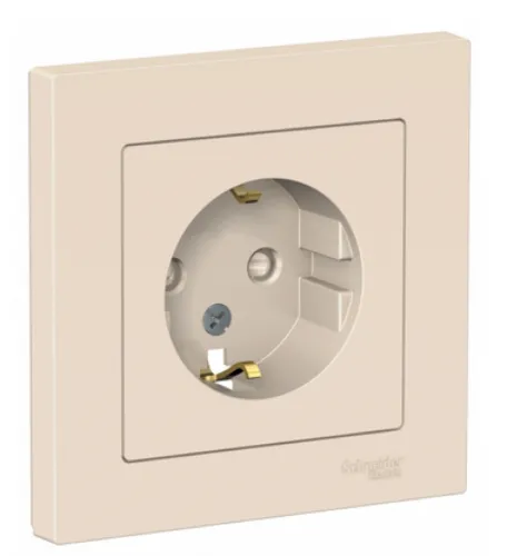 Розетка Systeme Electric AtlasDesign ATN000244, 16А 250В IP20
