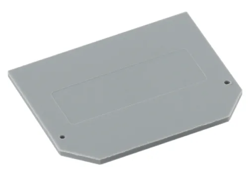 Заглушка для клеммной колодки ЭРА NO-550-07 для винтовых клемм, 2.5мм2, пластиковая серая / электрика