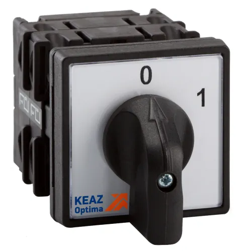 Переключатель кулачковый КЭАЗ OptiSwitch 4G10-66-U-R014 двухпозиционный, в пластиковом корпусе, 16А, 2 полюса / электрика