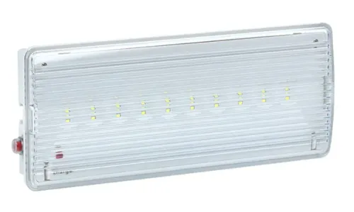 Светильник аварийный светодиодный EKF / ЕКФ Proxima SAFEWAY-10 LED в пластиковом корпусе односторонний, белый, 261х108х46мм, 230В, 150Лм, IP54 / освещение