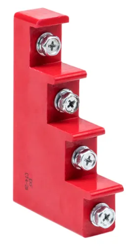 Изолятор EKF PROxima Лесенка красный 4 полюса 300А 6кВ plc-sl-300