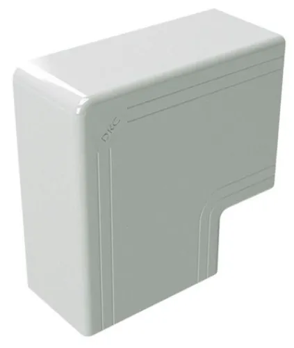 Угол DKC / ДКС NPAN плоский, пластиковый белый, размером 40x40мм / аксессуары для кабель каналов