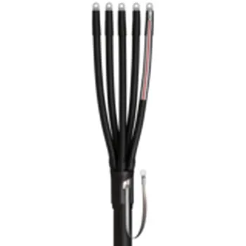 Муфта кабельная концевая КВТ 5ПКТп(б)-1-16/25(Б) нг-LS с болтовыми наконечниками, пластмассовая изоляция, 16/25мм2, 5 жил / электрика