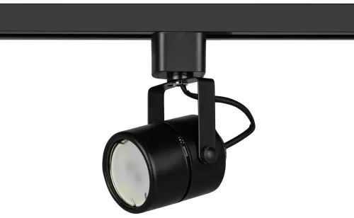 Трековый светильник ЭРА TR11-GU10 BK светодиодный однофазный, под лампу MR16, 15Вт, IP20, черный 60х130мм, Б0044270 / осветительные приборы